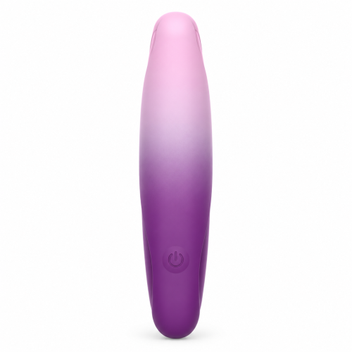 Вибропуля с изогнутым кончиком фиолетово-розовый градиент UNIVIBE CURVE LUNE 10 режимами вибрации - 2