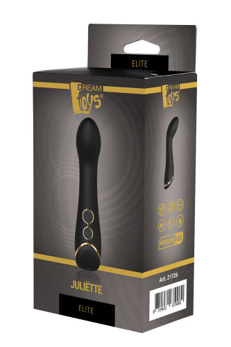 Вібромасажер для точки G чорний Dream Toys ELITE JULIETTE LUXXE - 2