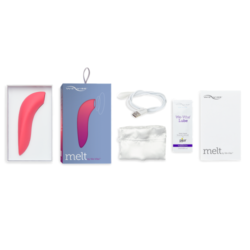 Вакуумний хвильовий безконтактний стимулятор клітора рожевий We-Vibe Melt - 7