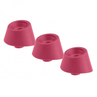 Сменные насадки для Womanizer Classic и Premium красного цвета размер L 3 штуки