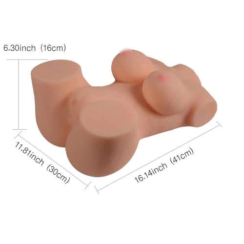 Реалистичный торс Anica Solid Silicone Sexy Doll L - 1