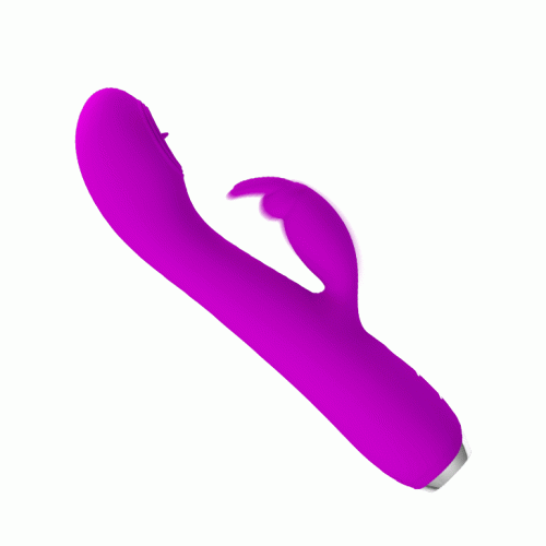 Вібратор кролик для вагінально кліторальної стимуляції фіолетовий Pretty Love RACHEL - 8