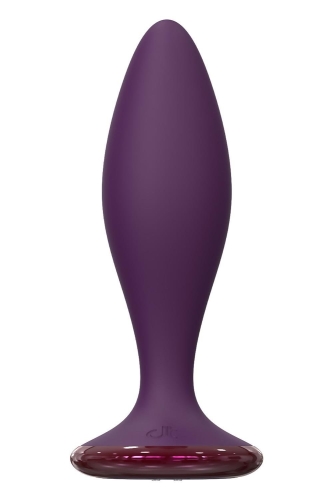Анальный вибратор с пультом фиолетовый Dreamtoys Glam - 3