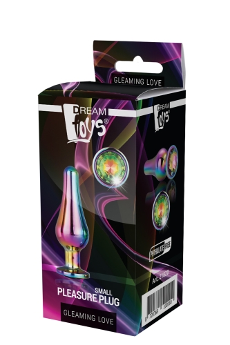 Анальна пробка конічної форми Dream Toys GLEAMING LOVE COLOURED PLEASURE PLUG S - 2