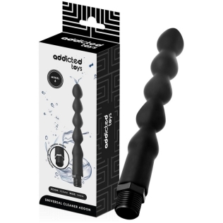 Насадка на душ силиконовая черная Addicted Toys Anal Cleaner Universal Adapter Model 6