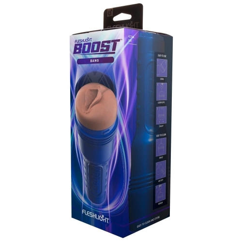 Мастурбатор в колбе вагина телесного цвета Fleshlight - 10