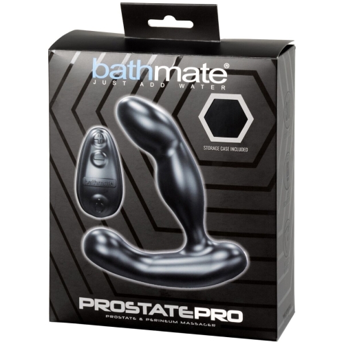 Вібромасажер простати з пультом управління чорного кольору Bathmate Prostate Pro - 9