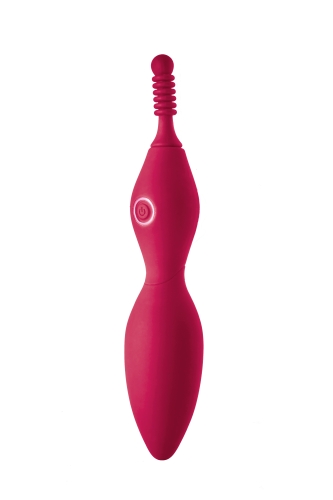 Вібратор для клітора з насадками рожевого кольору Dream Toys SPARKLING VERONA - 5