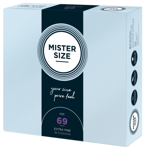 Презервативи Mister Size 69 mm (мм) 36 штук Містер Сайз - 1