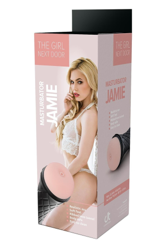 Мастурбатор в колбе анус реалистичный телесного цвета Dream Toys The Girl Next Door Jamie - 5