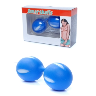 Вагинальные шарики синего цвета Boss Of Toys Boss Series Smartballs