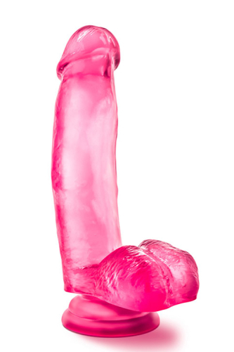 Реалістичний фалоімітатор з мошонкою рожевий B yours SWEET N HARD - 3