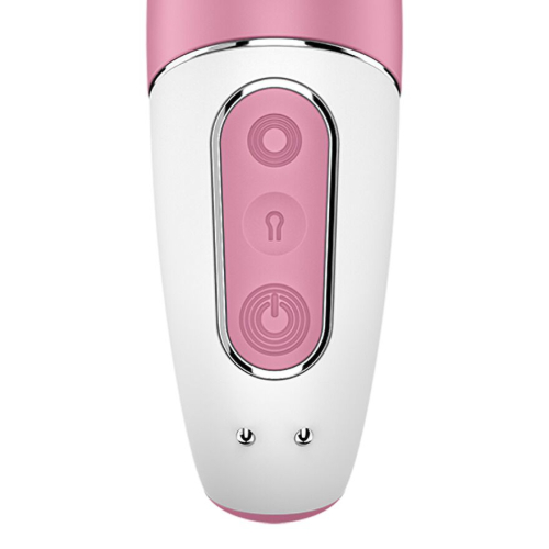Вібратор кролик для стимуляції точки G надувний рожевий Satisfyer Air Pump Bunny 2 - 3