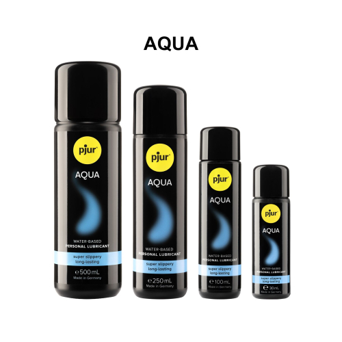 Лубрикант з ефектом оксамитової шкіри без прилипання на водній основі Рjur Aqua 500 мл - 3