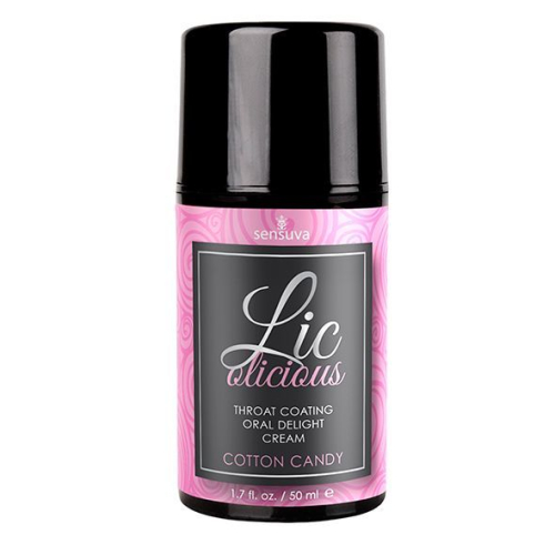 Гель для мінету зі смаком солодкої вати Sensuva Lic-o-licious 50 мл - 1