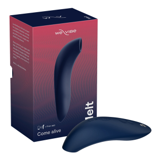 Вакуумный стимулятор для клитора с управлением на расстоянии синий We-Vibe MELT 