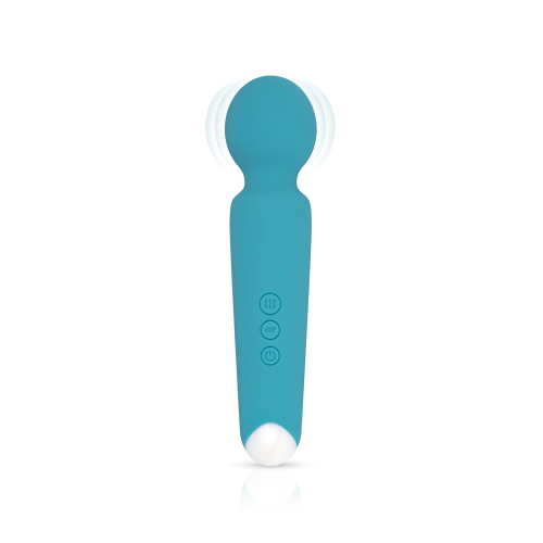 Вібромасажер для ерогенних зон Cala Azul - Maria I Wand Vibrator блакитний - 2