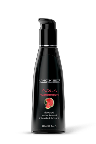 Оральний лубрикант на водній основі зі смаком кавуна Wicked sensual care Wicked aqua 120 мл - 1