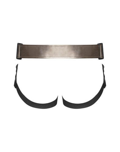 Труси для страпона черныеStrap-On-Me Leatherette HARNESS CURIOUS - 4