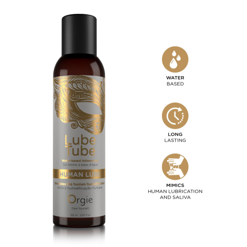 Лубрикант с имитацией природной смазки и слюны на водной основе Orgie Lube Tube Human Lube 150 мл - 3
