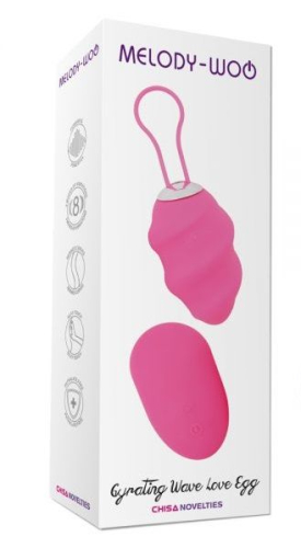 Віброяйце Chisa Gyrating wave love egg рожеве - 3