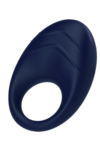 Эрекционное виброкольцо на член синее Dream Toys Glam - 3