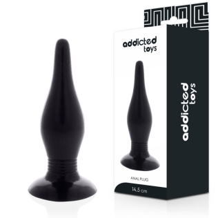 Анальная пробка на присоске черная Addicted Toys Anal Plug Black