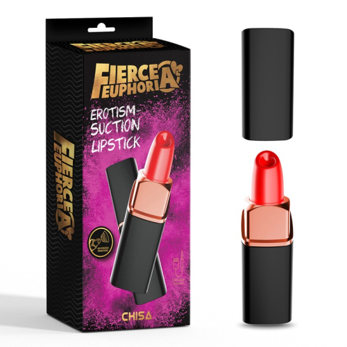 Посасывающий вибратор под видом губной помады Erotism Suction Lipstick - 1
