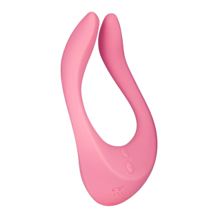 Вибратор для стимуляции точки G и клитора розовый Satisfyer Partner Multifun 2