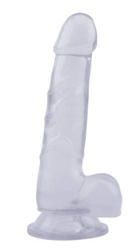 Фалоімітатор на присоску реалістичний прозорий CHISA 7.7 Inch Dildo Clear - 2