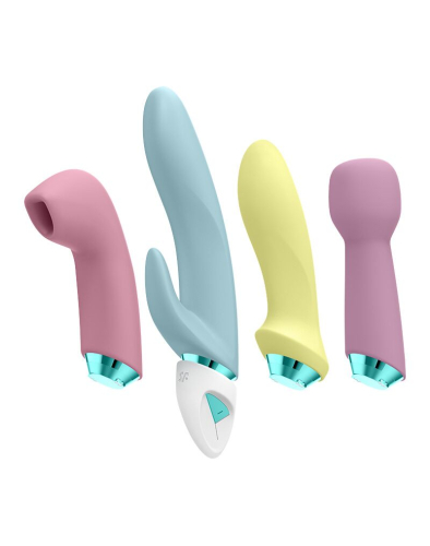 Набір секс іграшок вібраторів для жінок силіконовий Satisfyer Fabulous 4 шт - 1