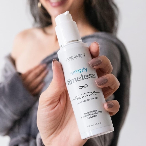 Лубрикант зволожуючий на силіконовій основі Wicked Sensual Care Simply Timeless 120 мл - 3