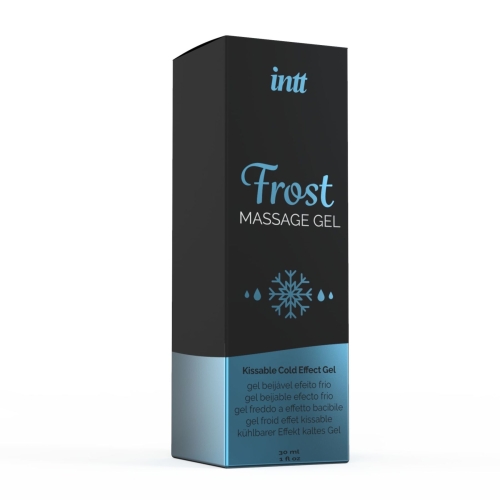 Массажный гель охлаждающий со вкусом мяты Intt Frost 30 мл - 3