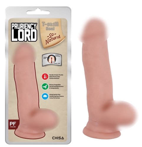 Фаллоимитатор реалистичный на присоске бежевый CHISA Pruriency Lord - 1