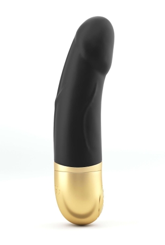 Вибратор черный Dorcel REAL VIBRATION S Gold - 1