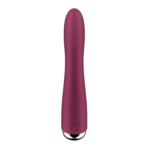 Вибратор вагинальный и для точки G с ротацией красного цвета Satisfyer Spinning Vibe 1 - 4