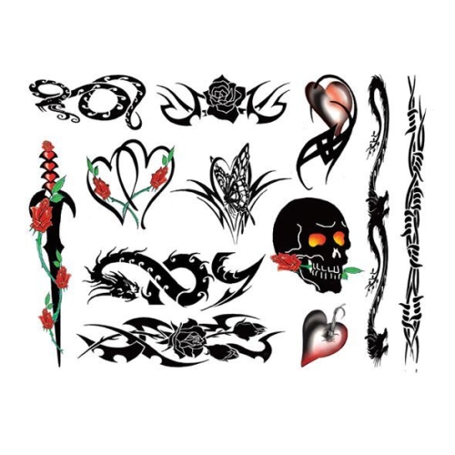 Тимчасове тату Tattoo Set-Punk Bitch - 4