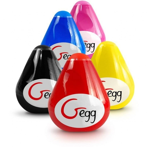 Мастурбатор Яйце для чоловіків Червоне Gvibe NEW! Gegg - 9