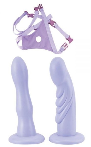 Страпон с двумя фаллоимитаторами ULTIMATE TWIN STRAP-ON - 1