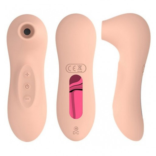 Вакуумний стимулятор для кольору бежевого золота Boss series Electric Sucking Massager - 5