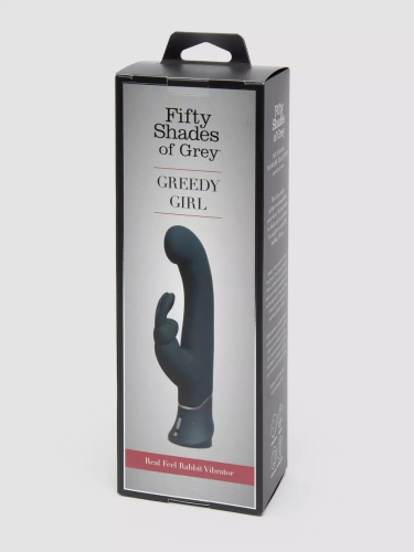 Вібратор кролик для стимуляції зони G та клітора чорний Fifty Shades of Grey Greedy Girl - 4