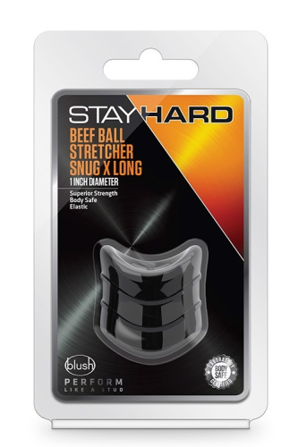 Ерекційне кільце чорного кольору Blush Stay Hard - 3