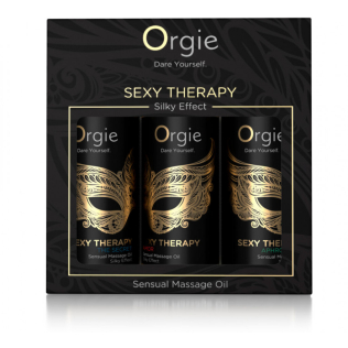 Мини коллекция массажных ароматных масел Orgie Sexy Therapy 3 штуки по 30 мл