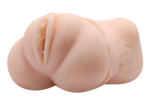 Мастурбатор вагина с грудью в платье телесного цвета LYBAILE Crazy Bull Realistic 3D VAGINА - 4