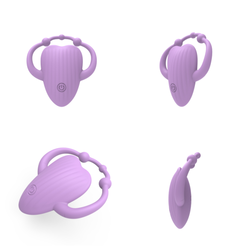 Смарт вібротрусики для клітора рожевого кольору Erospace Sweet Play Vibrating Massager APP Controlled A5 - 3