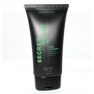 Анальный лубрикант с маслом жожоба и алое вера на водной основе Driminals Secret Door CBD &amp;amp; JOJOBA 50 мл