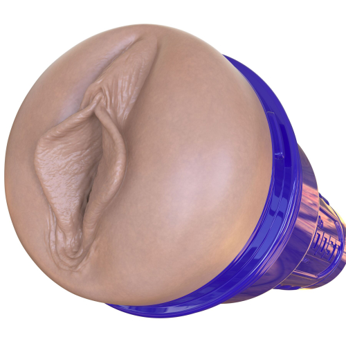 Мастурбатор вагина в колбе с плавающими кольцами телесного цвета Fleshlight Boost Bang - 5
