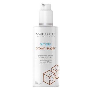 Оральний лубрикант на водній основі зі смаком коричневого цукру Wicked Sensual Care 70 мл