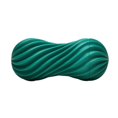 Мастурбатор зеленого цвета Tenga Flex Fixxy - 1