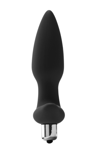 Анальна пробка з віброкулею чорна Dreamtoys FantASSstic - 3